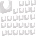 30 pi�ces clips de tuyau en plastique, diam�tre int�rieur 32 millimeter, collier serrage tuyau diam�tre ...
