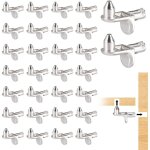 30 pièces taquets pour étagères, 5mm support en forme de l pour armoires, meubles, supports d'étagères ... 30 pièces taquets pour étagères, 5mm support en forme de l pour armoires, meubles, supports d'étagères ...