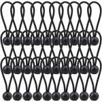 30 pi�ces tendeur �lastique, tendeur bache 140mm, corde elastique pour bache pour pavillon, b�che, camping, ...