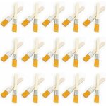 30 pinceaux  poils plats avec manche en bois pinceaux  peinture en bois pinceaux  peinture pour murs ...