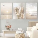 30 x 40 cm?lot de 3 affiches murales, lgantes, pour salon, chambre, sans cadre photo, motif coucher ...