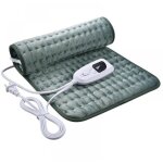 30 x 60 cm, coussin chauffant, couverture chauffante humide et sec pour dos, cou, �paules, abdomen avec ...