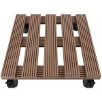 30 x 30 cm wpc plateau à plantes, bac à plantes avec roulettes avec en pp, seau roller pour une utilisation ... 30 x 30 cm wpc plateau à plantes, bac à plantes avec roulettes avec en pp, seau roller pour une utilisation ...