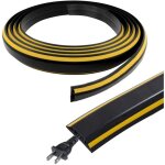 300 cm goulotte passe de cable adhesif au sol, flexible pvc rampe de protection câble noir, protege cable ... 300 cm goulotte passe de cable adhesif au sol, flexible pvc rampe de protection câble noir, protege cable ...