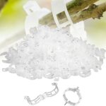 300 pi�ce clip en plastique s�curis� pour plantes, clips support pour attacher les plantes de jardin, ...