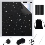 300x145cm store occultant fen�tre sans per�age, d�coupable tissu occultant isolation thermique