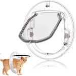 S(30303. 5cm) porte rabattable pour chat, porte coulissante en verre blanche à 4 voies pour chat, petite ... S(30303. 5cm) porte rabattable pour chat, porte coulissante en verre blanche à 4 voies pour chat, petite ...