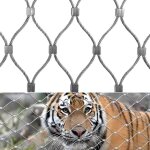 304 inox cable acier, 1x3m filet inoxydable corde, filet garde corps, s�curit� metalprotection flexible ...