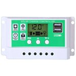 30a contr�leur de charge r�gulateur panneau solaire pour batterie au plomb / lithium 12v / 24v contr�leur ...