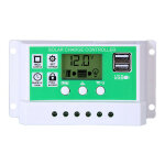 30a contrleur de charge rgulateur panneau solaire pour batterie au plomb / lithium 12v / 24v contrleur ...
