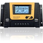 30a contrleur de charge solaire 12v 24v 36v 48v identification automatique, rgulateur charge solaire ...