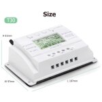 30a rgulateur de charge solaire 12v / 24v tension d'identification automatique rgulateur d'intelligence ...