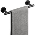 30cm porte serviette mural salle de bain, support serviette robuste en acier inoxydable pour cuisine ...