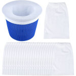 30pcs chaussettes de skimmer de piscine pool skimmer socks filtre skimmer piscine nylon pour panier skimmer ...