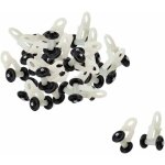 30pcs glisseur rail rideaux roulette crochet roue rideaux , xu, coulissant poulie pour fen�tre voilage ...