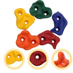 30x prises d'escalade rocher d'escalade pour tour de jeux jusqu'� 200 kg mur d'escalade pierres d'escalade ...