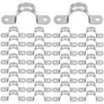 32 pi�ces colliers de u tuyau 20mm serre joint tuyau 304 acier inoxydable collier de serrage pince pour ...