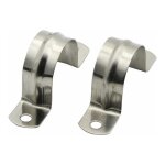 Memkey - 32mm 304 collier de serrage pince en acier inoxydable collier pince clip titulaire de la carte ...
