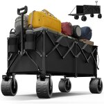 332l chariot de plage maximum 200kg chariot de jardin, diable pliant avec freins, chariot pliable poignée ... 332l chariot de plage maximum 200kg chariot de jardin, diable pliant avec freins, chariot pliable poignée ...