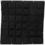 36 poches extrieur vertical verdissement suspendu mur jardin plante sacs mur planteur noir