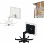 Memkey - 360 ° crochet de pliage rotatif, avec 6 crochets auto - adhésif de poinçon sans, utilisés dans ... Memkey - 360 ° crochet de pliage rotatif, avec 6 crochets auto - adhésif de poinçon sans, utilisés dans ...