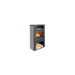 Godin - poêle à bois 11kw gris argent - 362115cgrisarg Godin - poêle à bois 11kw gris argent - 362115cgrisarg