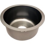 36cm � �vier de cuisine rond en acier inoxydable �vier en acier inoxydable �vier encastr� �vier de cuisine ...