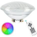 36w lampe piscine led rgb, par56 tanche ip68, clairage avec tlcommande, projecteur piscine submersible ...