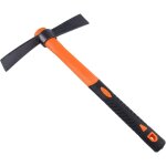 38, 5 cm / 15 pouces pioche huppe avec herminette et hache forges robustes, poigne ergonomique antidrapante ...