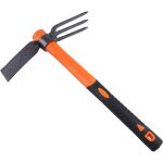 38, 5 cm houe double avec herminette forg�e robuste et poign�e ergonomique antid�rapante r�teau � double ...