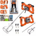 Day plus - 3800w mixeur de mortier malaxeur � main m�langeur malaxeur avec 6 vitesses m14