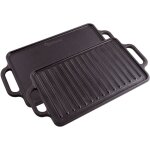 Victoria 38793 plaque à griller en fonte Émaillée induction grille réversible 33x21cm pour feu noir Victoria 38793 plaque à griller en fonte Émaillée induction grille réversible 33x21cm pour feu noir
