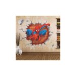 3d dessin animé spiderman stickers muraux super héros pour les chambres d'enfants garçons - - 3d dessin animé spiderman stickers muraux super héros pour les chambres d'enfants garçons - -