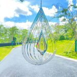 3d wind spinner en acier inoxydable int�rieur ext�rieur d�cor partie cin�tique yard art d�corations 3d ...