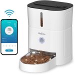 3l 2, 4g wifi distributeur de croquettes pour chat, distributeur croquettes chat automatique, 1 - 10 ...