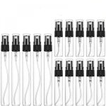 (3ml, 5ml, 10ml) noir 15pcs vaporisateur parfum vide rechargeable mini bouteille spray verre pour �chantillon ...