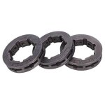 3pcs 3 / 8in 7t pignon de trononneuse, 68210 pignon de jante d'entranement de chane, pices de rechange ...