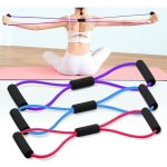 3pcs figure 8 - shape resistance bands, yoga pilates squats, muscle training fitness expander resistance ...