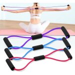 3pcs figure 8 - shape resistance bands, yoga pilates squats, muscle training fitness expander resistance ...