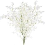 3pcs fleurs artificielles cerisier blanc 115cm sakura bouquet de fleur en soie fausse fleur sakura deco ...