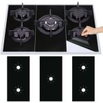 3pcs plaque de cuisson � gaz protection en t�flon, tapis de cuisini�re � gaziniere gaz r�utilisables, ...