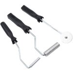 3pcs rouleau dbulleur, bulle paddle outil, fibre de verre d'alliage d'aluminium, kit pour moule, rsine, ...