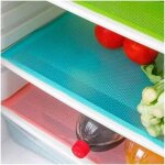 3pcs tapis fraicheur lavables pour frigo anti - moisissure, anti - humidit�, tapis de r�frig�rateur pour ...