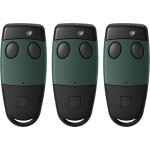 3pcs telecommande portail pour cardin s449 - qz2 pr� - cod�e 433 mhz, 2 canaux t�l�commande ouverture ...