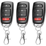 3pcs t�l�commande universelle portail 433 mhz duplicateur sans fil � 4 boutons telecommande copieus pour ...