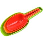 3pi�ces pelle � farine plastique pelle � gla�ons multifonction alimentaires pour m�langer et verser