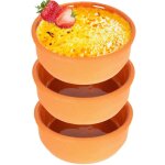 3x plat de cuisson allant au four, bol, ramequin en grs