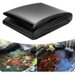 3x4m bache bassin, b�che bassin ext�rieur 0. 2mm epaisseur, liner bassin jardin pour bassins d'agr�ment, ...