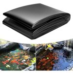 3x4m bache bassin, b�che bassin ext�rieur 0. 2mm epaisseur, liner bassin jardin pour bassins d'agr�ment, ...