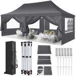 3x6m tonnelle pliante de jardin imperméable anti - uv, barnum pliant avec 6 parois latérales amovibles ... 3x6m tonnelle pliante de jardin imperméable anti - uv, barnum pliant avec 6 parois latérales amovibles ...